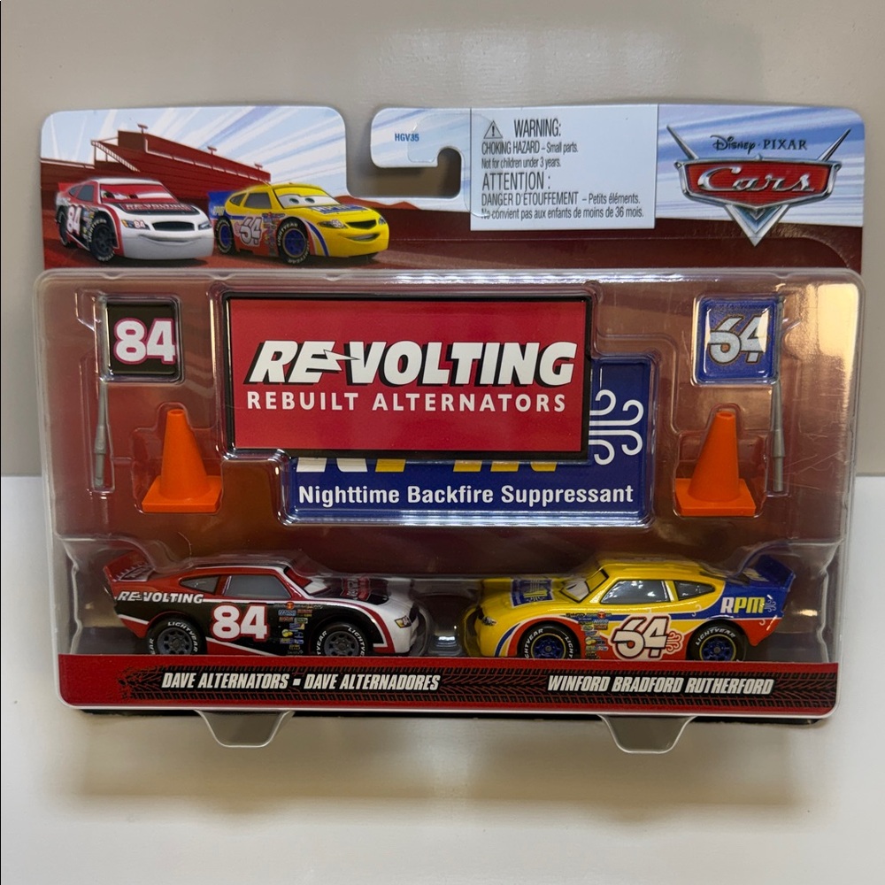 Disney Pixar Cars Re-Volting & RPM Toy Car Set